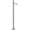 Hansgrohe AXOR Uno Einhebel-Waschtischmischer, Zerogriff, Bodenstehend, Ohne Ablaufgarnitur, Ausladung 260mm, Farbe: Chrom – 45037000 8