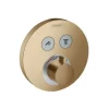 Hansgrohe Thermostat Unterputz ShowerSelect S Fertigset 2 Verbraucher Brushed Bronze, 15743140 8
