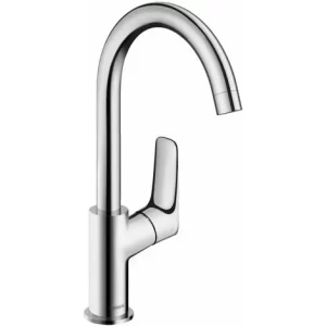 Hansgrohe Einhebel-Waschtischmischer 210 LOGIS DN 15, Mit Schwenkauslauf Ohne Ablaufgarnitur Chrom 71131000 10