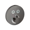 Hansgrohe Thermostat Unterputz ShowerSelect S Fertigset 2 Verbraucher Brushed Black Chrome, 15743340 10