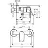 Hansgrohe Brausemischer Aufputz Rebris E Schwarz Matt 7